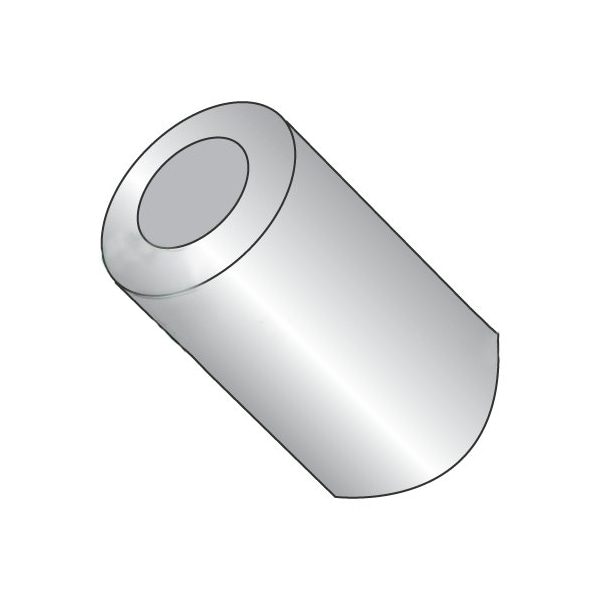 Newport Fasteners Round Spacer, #12 Screw Size, Plain Aluminum, 5/16 in Overall Lg, 0.218 in Inside Dia, 1000 PK 174841 - main